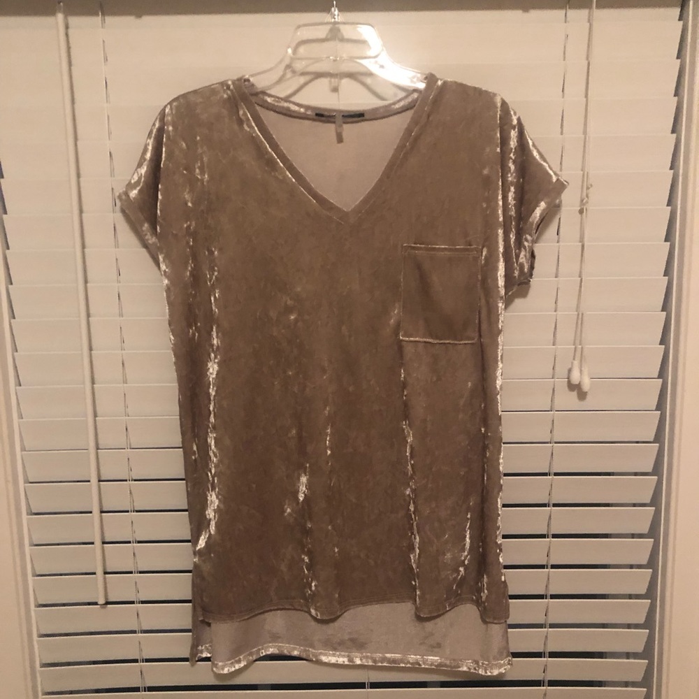 Velvet Beige Top